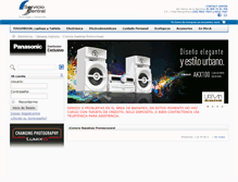 Tablet Screenshot of centralpanasonic.com.mx